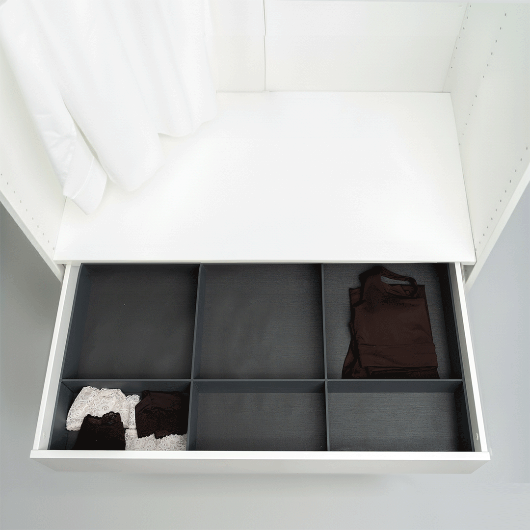 DrawerLab™ 6 vlaks verdeling - PAX 100cm