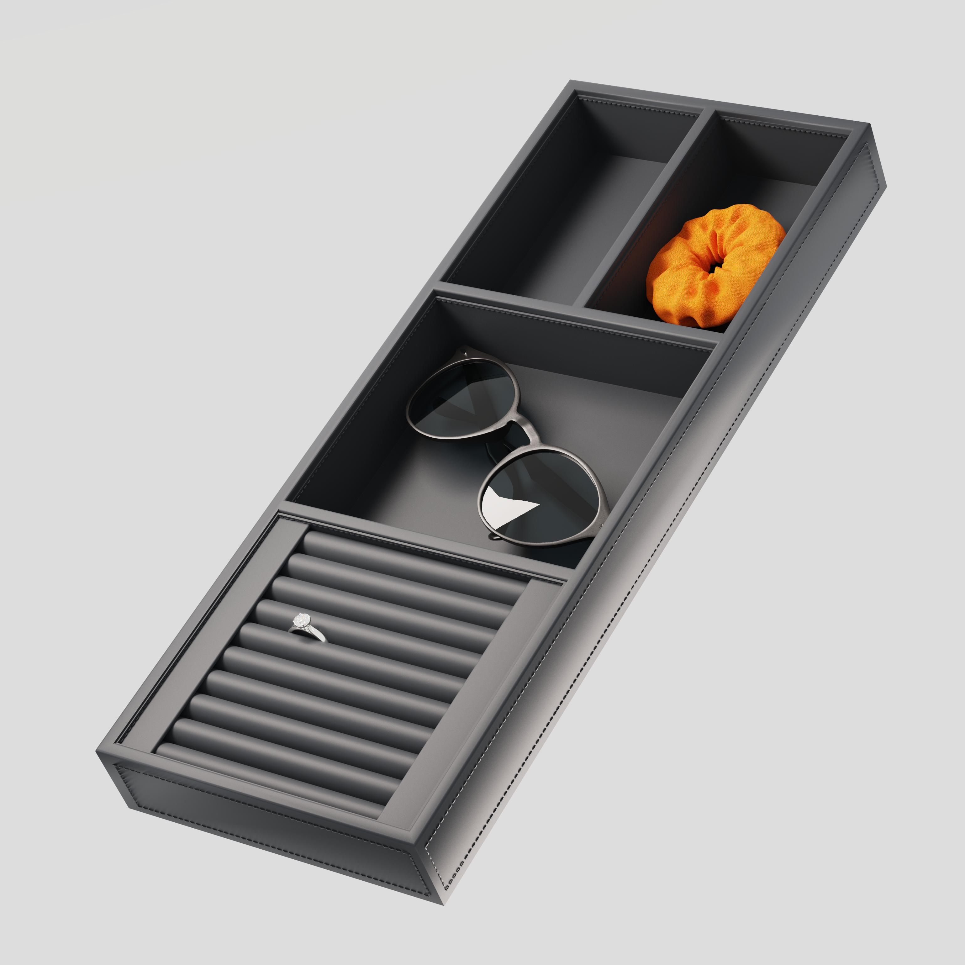 Sapphire | sieradenbakje - 3-in-1 Organizer