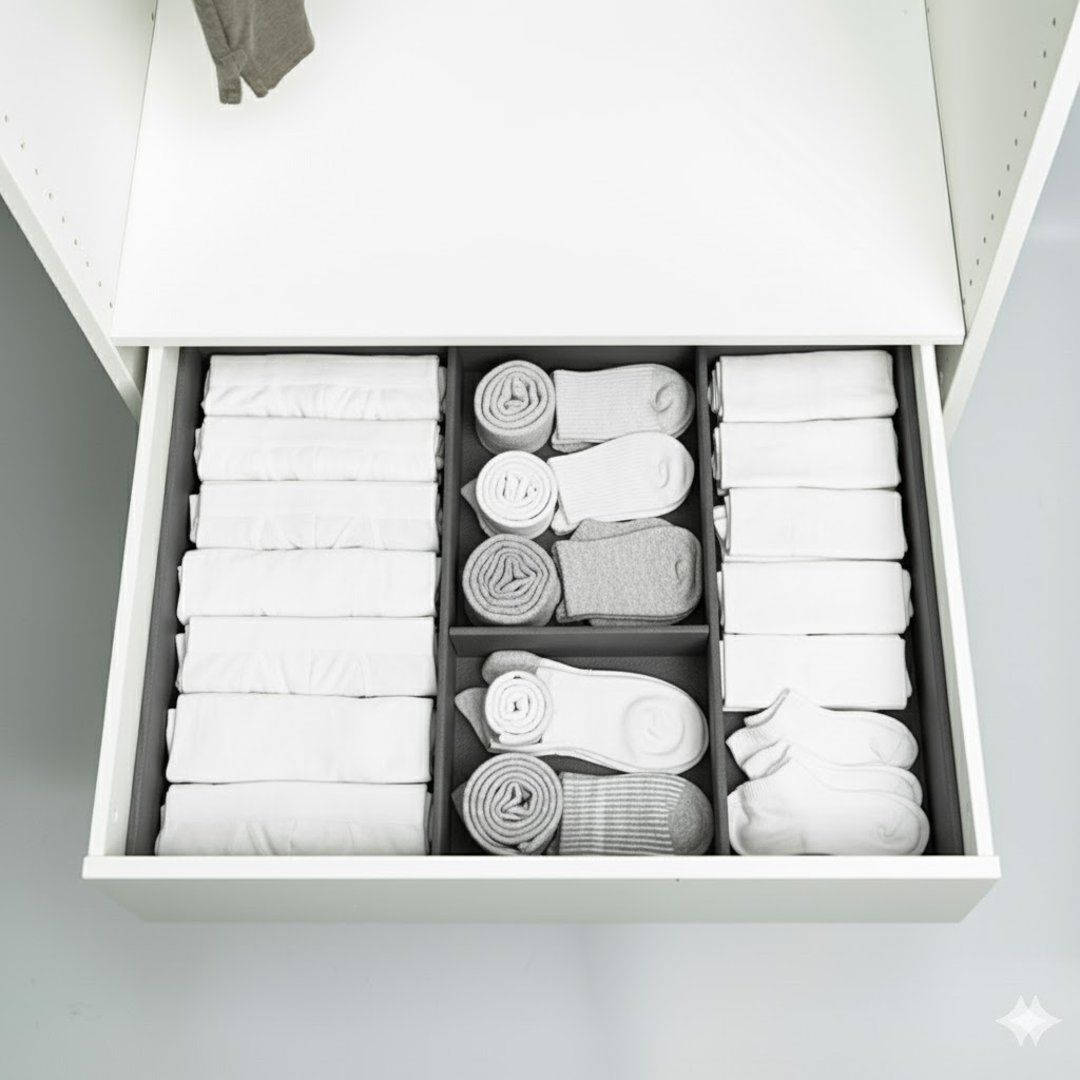 DrawerLab™ 3 vlaks verdeling - PAX 75cm